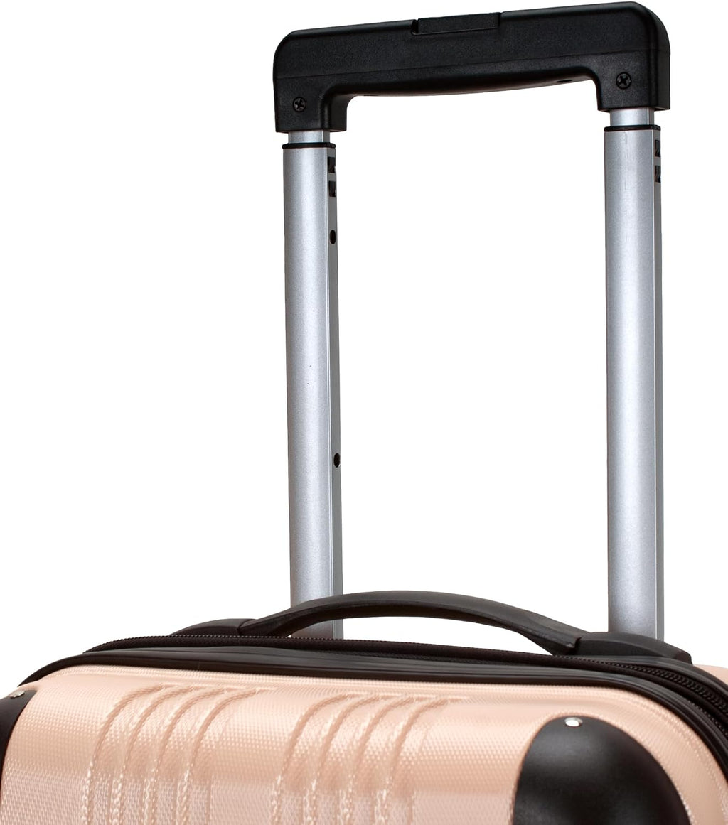 Rockland F1901-CHAMPAGNE Hardside Carry-On Suitcase – Carry-on 20", Beige – Beige / Carry-on 20" – product detail