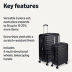 Amazon Basics Expandable Hardside Luggage, Multiple Sizes and Sets
