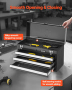 VEVOR TBD-2003SSBK 20.5-Inch 3-Drawer Steel Tool Chest – Black – product detail