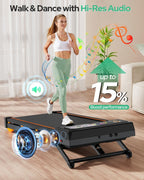 Rayspace D1 Under-Desk Walking Treadmill – Black – product detail