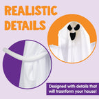 JOYIN 10543 3-Pack 27.5-Inch Hanging Halloween Ghost Decorations – white – product detail