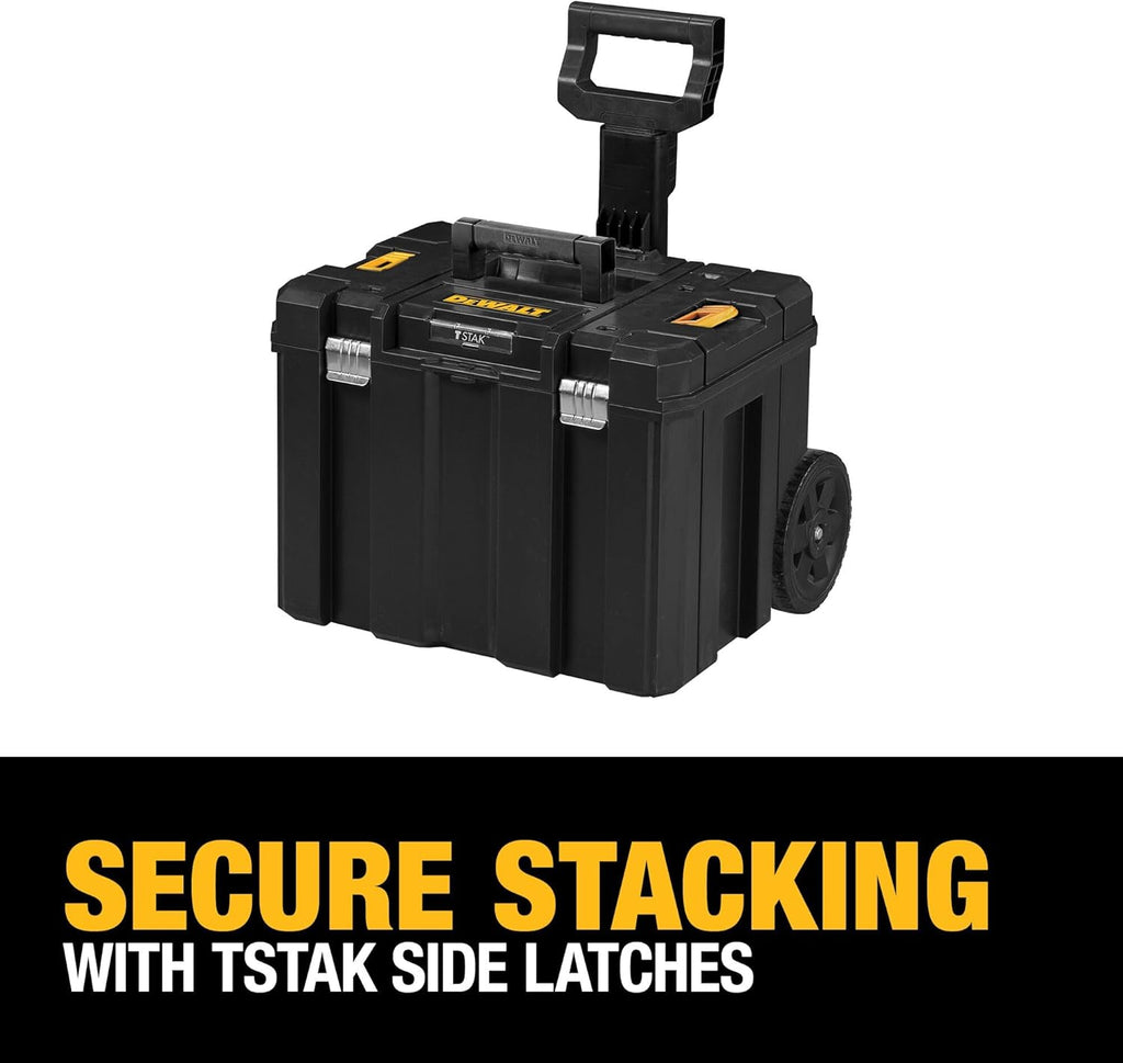 DEWALT DWST17820 TSTAK Rolling Tool Box – Black – product detail