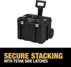 DEWALT DWST17820 TSTAK Rolling Tool Box – Black – product detail