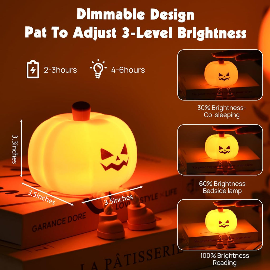 Pumpkin Night Light for Halloween Decorations (Halloween) · 3