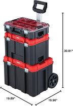 CRAFTSMAN CMST60402 VERSASTACK Rolling Tool Storage Tower – Black, Red – product detail