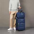 Amazon Basics Softside Luggage Set, 23-Inch Suitcase & 15-Inch Tote