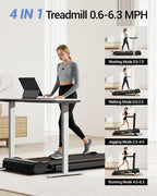 CURSOR FITNESS X5F Folding Walking Treadmill with Handles
