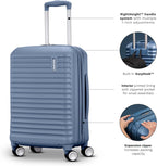 American Tourister 156164-E050 Hardside Suitcase – Medium - Checked, Pink Blush – Pink Blush / Medium - Checked – product detail