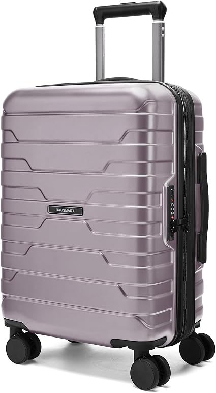 BAGSMART BM06 Carry-On Suitcase – 20 Inch, Rose Purple
