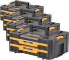 DEWALT DWST17804 TSTAK Double-Drawer Tool Organizer, Black