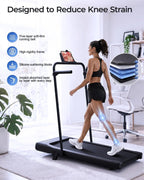 Superun BA09-F4 Walking Treadmill – True Black – product detail
