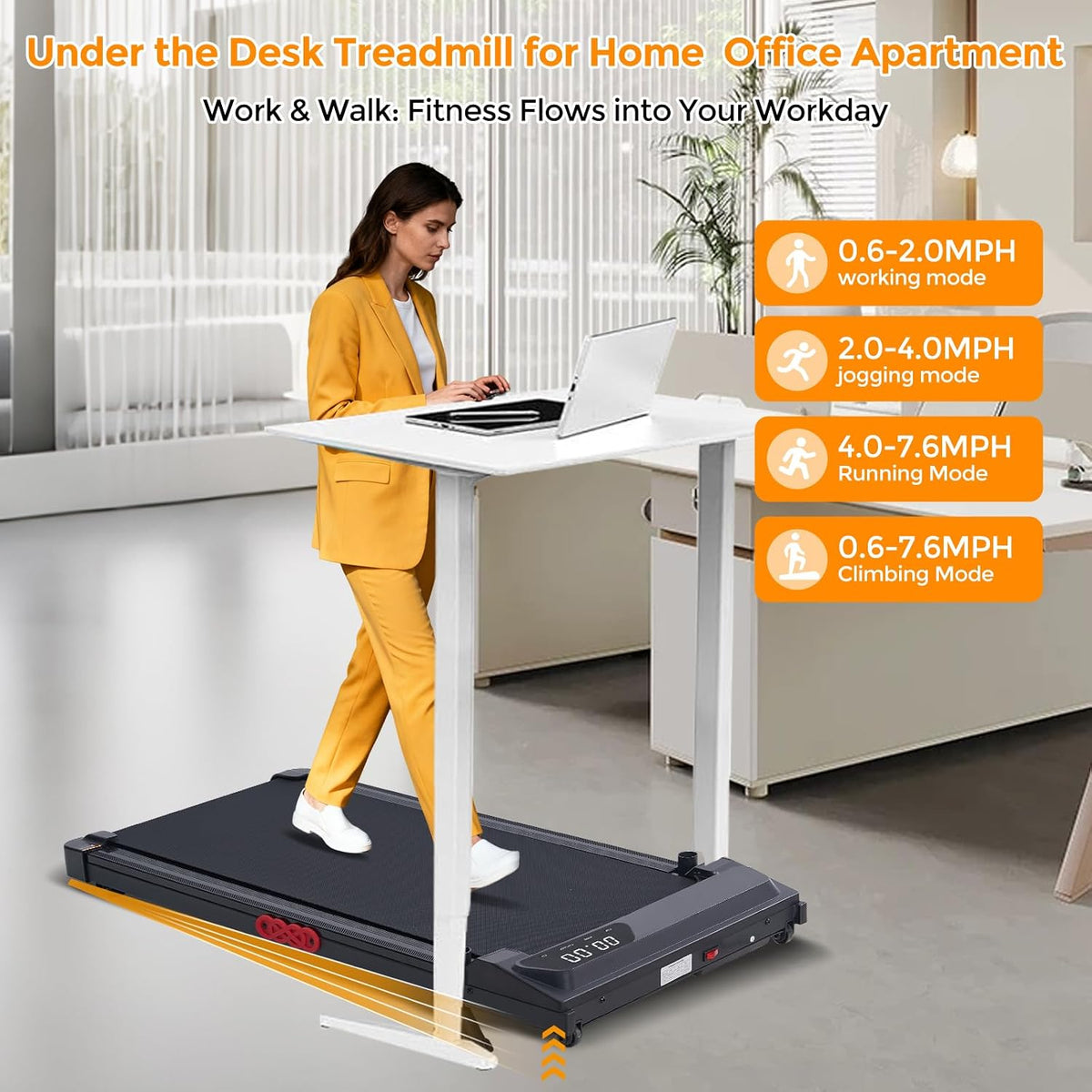 Kassadin V800 Walking Treadmill – BLACK-A1 – product detail
