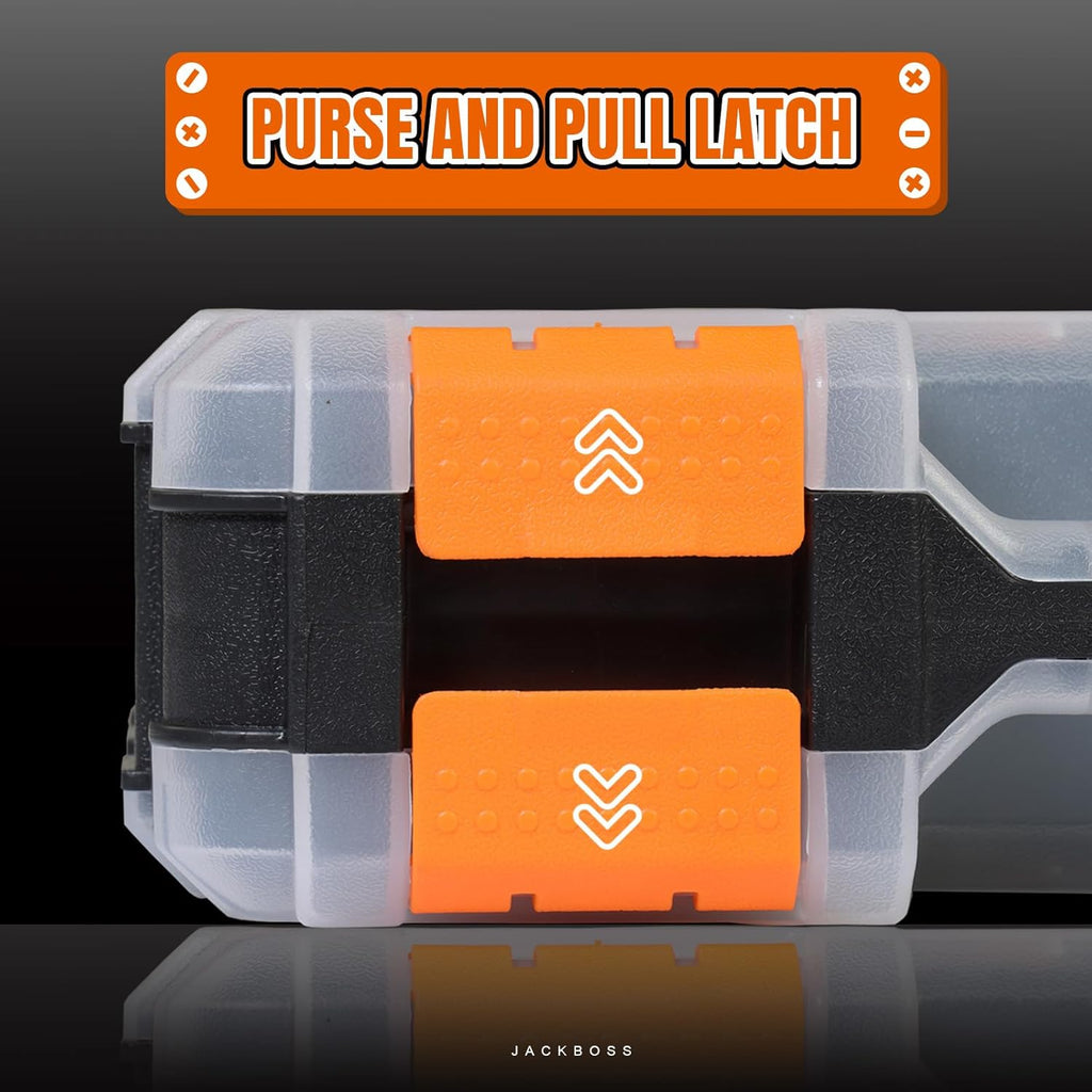 Jack Boss ASG322-2-O 2-Pack Double-Sided Parts Organizer Boxes – 2 PACK, Orange – Orange / 2 PACK – product detail