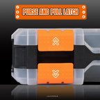 Jack Boss ASG322-2-O 2-Pack Double-Sided Parts Organizer Boxes – 2 PACK, Orange – Orange / 2 PACK – product detail