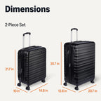Amazon Basics Expandable Hardside Luggage, Multiple Sizes and Sets