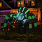 GOOSH 69762-P 7-Foot Halloween Spider Inflatable – Green – product detail