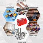 WORKPRO W082075AE 18-Inch Five-Tray Cantilever Tool Box – Red – product detail