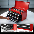 BIG RED ANTBD133-RBR 20.5-Inch 3-Drawer Steel Tool Box – 20.5 in, Black/Red – Black/Red / 20.5 in – product detail