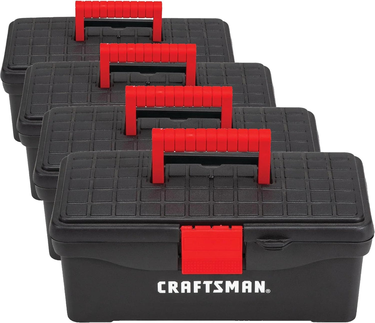 CRAFTSMAN CMST13004 13-Inch Tool Box, Red/Black