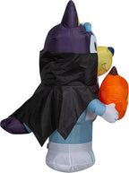 Gemmy 551320 3.5-Foot Vampire Bluey & Pumpkin Halloween Inflatable – multi – product detail