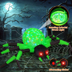 COMIN 9-Foot Halloween Spider Inflatable – Green – product detail