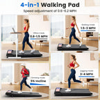 KibyBte 1 Under-Desk Walking Treadmill – Black – product detail