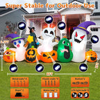 KOOY Halloween Inflatable Decorations – Ghost Pumpkin – product detail