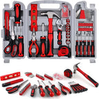 WINNER FTK156R 156-Piece Household Hand Tool Kit – 156-Pc. Ultimate Tool Kit, Red and Black