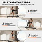 LONTEK SF20 Walking Treadmill – Deep Black – product detail