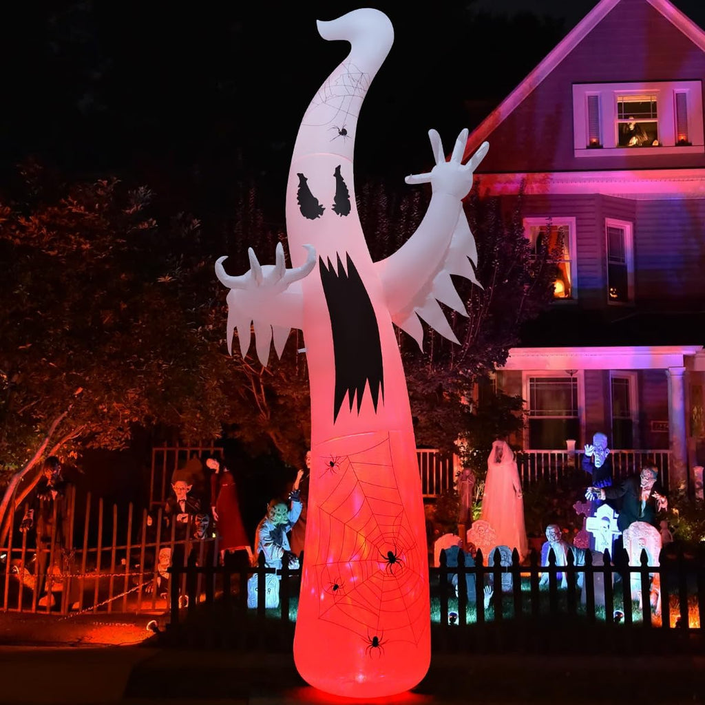 GOOSH 69259-12-A 12-Foot Halloween Ghost Inflatable – red – product detail