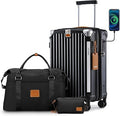 Joyway TR014 Luggage Set – Carry-On 20-Inch Handbag, Black