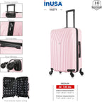 InUSA IUVAS00M-PNK Hardside Suitcase – 24 Inch, Pink – Pink / 24 Inch – product detail