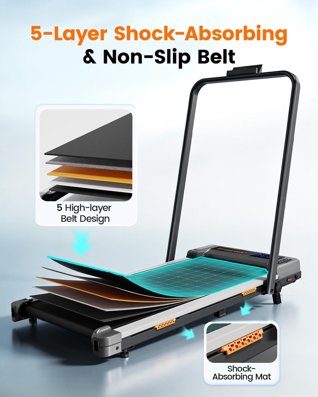 Elseluck Walking Treadmill – black – product detail
