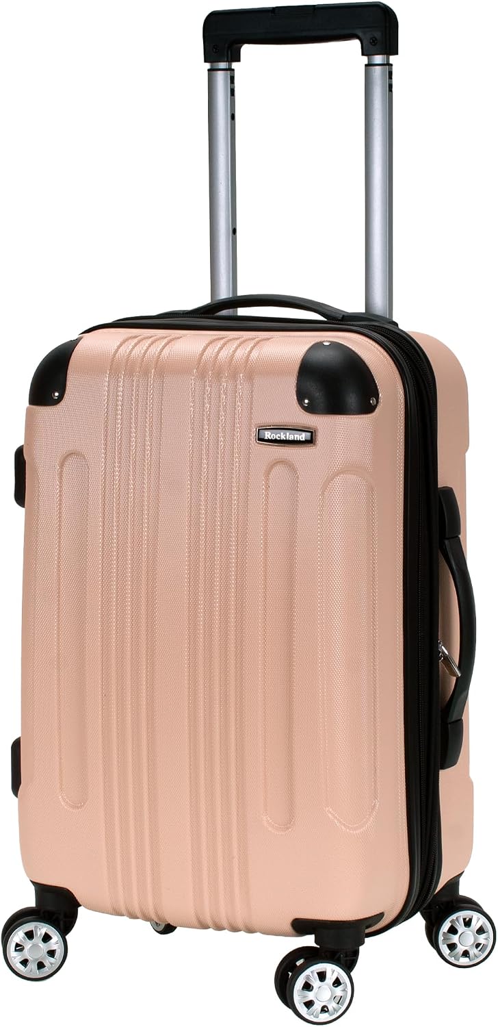 Rockland F1901-CHAMPAGNE Hardside Carry-On Suitcase – Carry-on 20", Beige – Beige / Carry-on 20" – product detail
