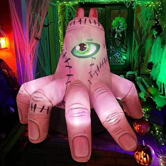 COMIN CO-69424 6-Foot Halloween Hand Inflatable – Skin