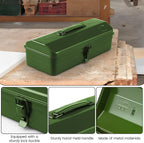 NEMTMCUA 15-Inch Metal Tool Box – green – product detail