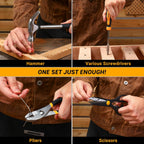 DEKOPRO DKMT62 62-Piece Household Hand Tool Kit – product detail