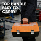 Torin ATRJH-3430T Three-Tier Tool Box – 16.5 inches, Orange – 16.5 inches / Orange – product detail