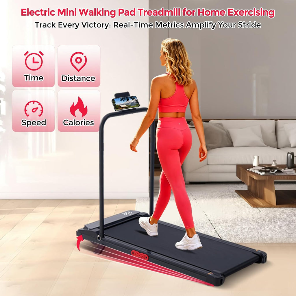 Potupus V300-DYV Under-Desk Walking Treadmill – Black-A1 – product detail