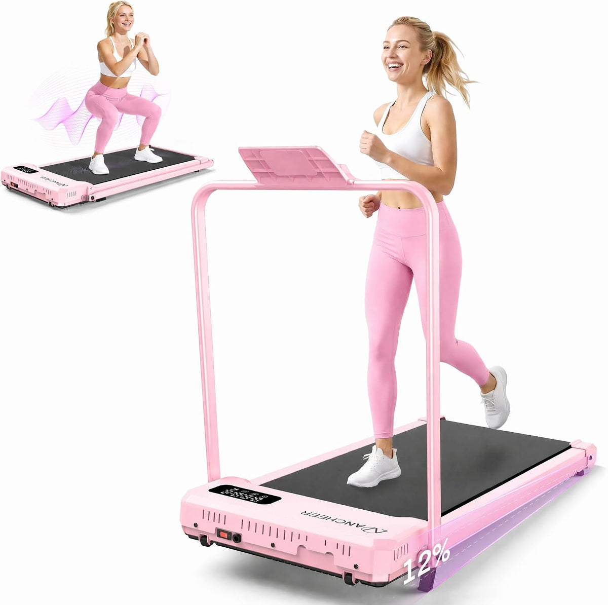 ANCHEER Under-Desk Walking Treadmill