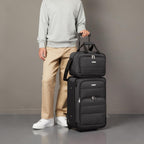 Amazon Basics Softside Luggage Set, 23-Inch Suitcase & 15-Inch Tote