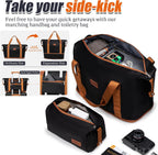 Cosbarn LS28ABS-BK Luggage Set – 5 Piece Sets (20/24/28/DB/TB), Black – product detail
