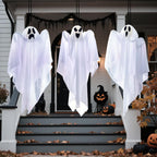 JOYIN 10543 3-Pack 27.5-Inch Hanging Halloween Ghost Decorations – white – product detail