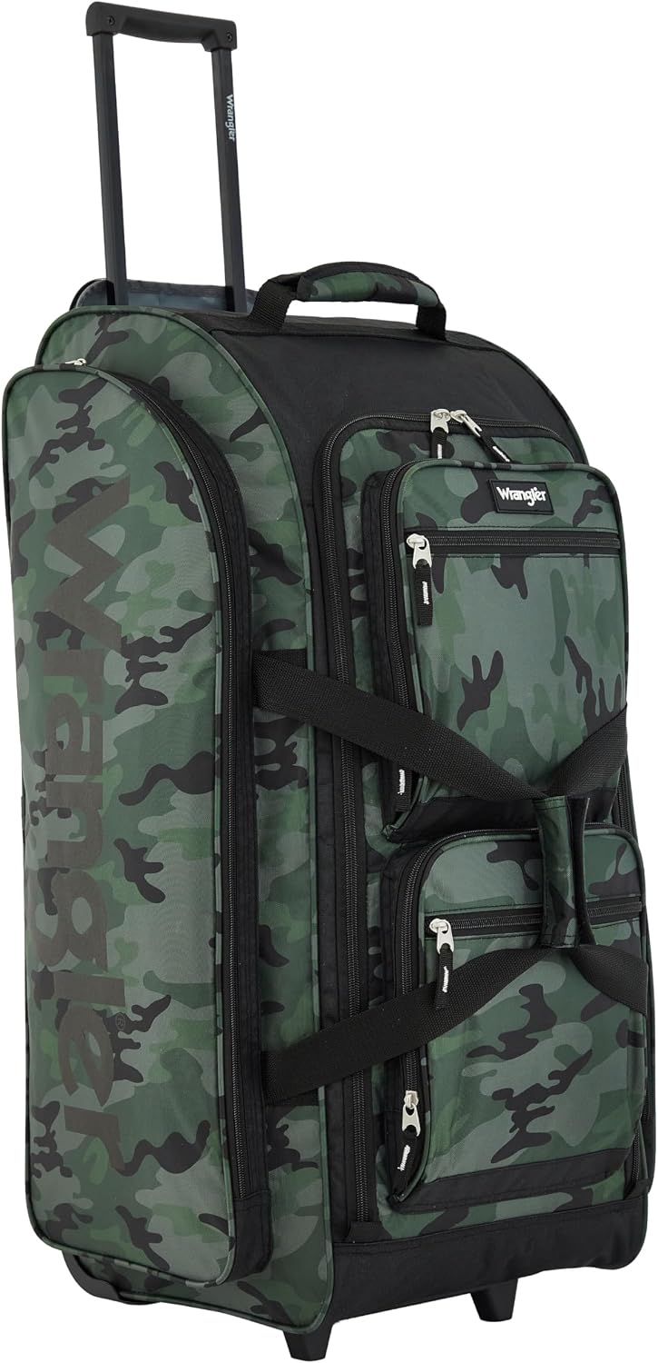 Wrangler Wesley 30-Inch Rolling Duffel Bag
