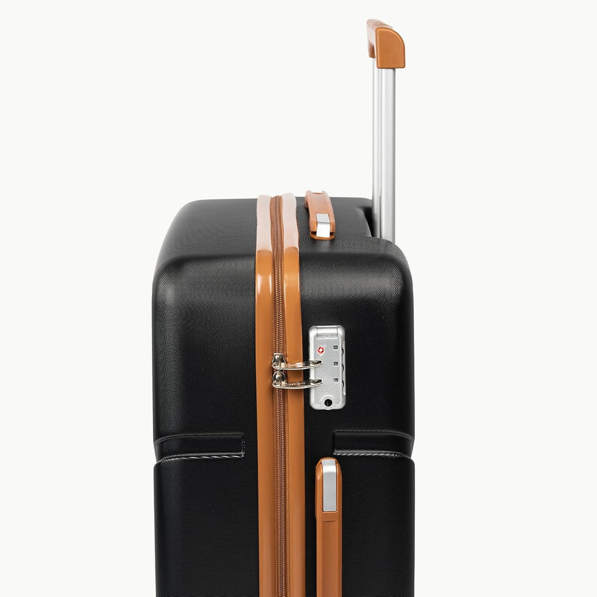 Cosbarn LS28ABS-BK Luggage Set – 5 Piece Sets (20/24/28/DB/TB), Black – product detail