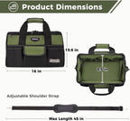 Amento 22-Pocket Oxford Tool Bag, 16 or 18 Inch