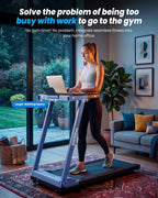 Superun Walking Treadmill – BlackBlue – product detail