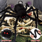 OCATO HF2106006 200-Inch Halloween Web & 59-Inch Spider Decoration Set – 200", Black – Black / 200" – product detail