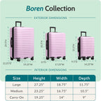 U.S. Traveler US09181L30 Hardside Suitcase – Checked-Large 30-Inch, No USB Port, Lavender – Lavender / Checked-Large 30-Inch, No USB Port – product detail
