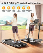 TOPUTURE Under-Desk Walking Treadmill – Black – product detail